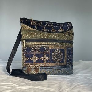 *FLASH SALE* [NWOT] DANNY K Beverly Hills Maggie Purse Crossbody Blue Tapestry